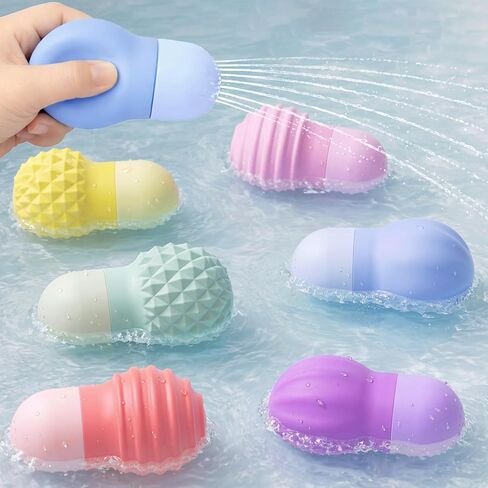 Sensory Squeezing Water Bath Toys for Toddlers,3PCS Bath Tub Pool Floating Toys for Babies Kids 1-3，Textured Fidget Toys Stocking Stuffers Gifts for Boys Girls 18+ Months in Kuwait
