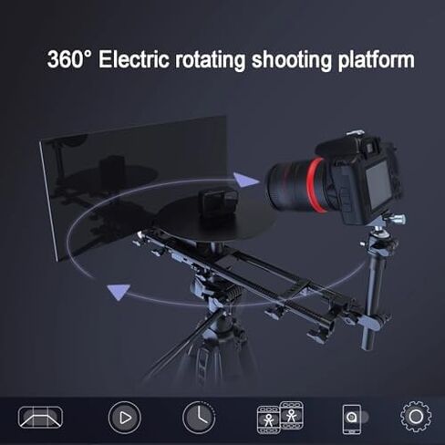 Motorized 360 Photo Booth Turntable with Tripod Mount and APP Control for Jewelry and Perfume Photography in Kuwait