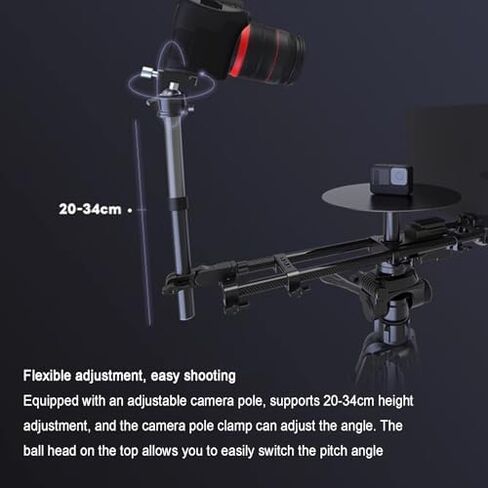 Motorized 360 Photo Booth Turntable with Tripod Mount and APP Control for Jewelry and Perfume Photography in Kuwait