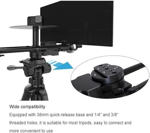 Motorized 360 Photo Booth Turntable with Tripod Mount and APP Control for Jewelry and Perfume Photography in Kuwait