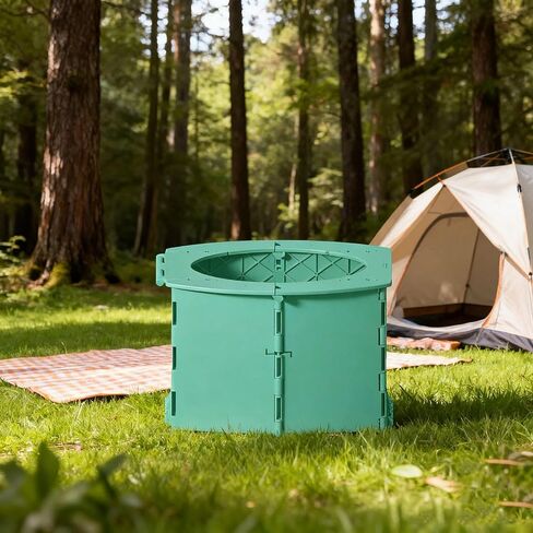Portable Toddler Potty, Bags, Foldable, Travel Toilet- Leak-Proof, On-the-Go, Potty Training Essentials, Cleaning Bags, Car, Camping, Outdoor in Kuwait