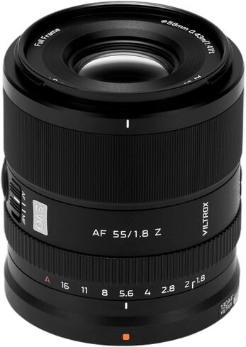 عدسة VILTROX APO 55 مم F1.8 EVO FE، AF 55 مم f/1.8 FE لـ Sony E-Mount، عدسة رئيسية بفتحة واسعة كاملة الإطار لسوني FE a7RⅣ ZVE1 a7iii a93 a7cii a7rv a6700 FX30 a7siii in Kuwait