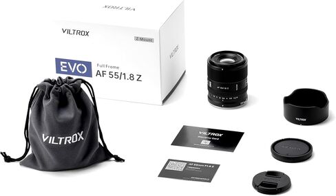 عدسة VILTROX APO 55 مم F1.8 EVO FE، AF 55 مم f/1.8 FE لـ Sony E-Mount، عدسة رئيسية بفتحة واسعة كاملة الإطار لسوني FE a7RⅣ ZVE1 a7iii a93 a7cii a7rv a6700 FX30 a7siii in Kuwait