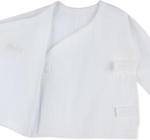 100% Certified Organic Cotton Breathable Super Soft Stretchy Jacquard Side-Snap Baby Mitten Cuff Top Eczema in Saudi Arabia