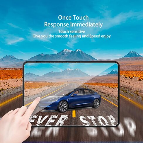 2Pack 2026 2025 Tesla Model Y Juniper Screen Protector 2024 2025 Model 3 Highland Rear Seat Screen Protector Center Control Protective Screen 2026 Model Y Tempered Glass Film in Saudi Arabia