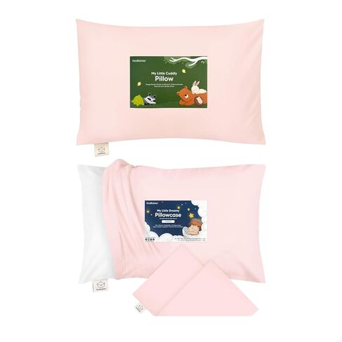 KeaBabies Toddler Pillow with Pillowcase and Toddler Pillowcase for 13X18 Pillow - 13x18 Nursery Kids Bedding Set for Sleeping - Soft, Breathable Case for Nap and Sleep, Cute Prints for Boys and Girls in Kuwait