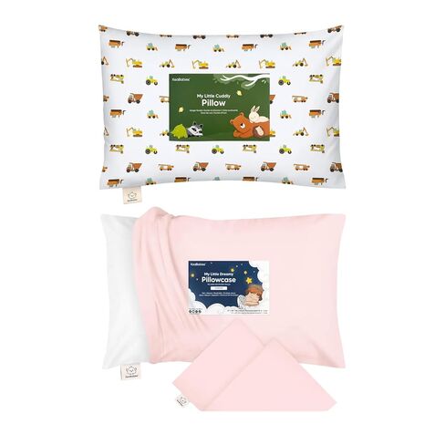 وسادة طفل صغير من KeaBabies مع كيس وسادة وغطاء وسادة للأطفال مقاس 13 × 18 - مجموعة مفروشات أطفال حضانة مقاس 13 × 18 للنوم - حافظة ناعمة قابلة للتنفس للقيلولة والنوم، مطبوعات لطيفة للأولاد والبنات in Kuwait