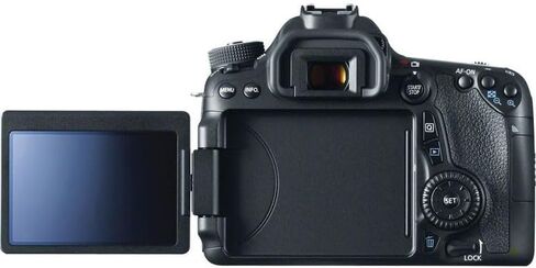 حزمة كاميرا Canon EOS 70D DSLR | مستشعر APS-C بدقة 20.2 ميجابكسل، والتركيز البؤري التلقائي CMOS ثنائي البكسل، ومعالج DIGIC 5+ وشاشة لمس متغيرة الزاوية | رائع للفيديو ومدونات الفيديو (8469B002) + بطاقة سعة 64 جيجابايت + حقيبة كاميرا in Kuwait