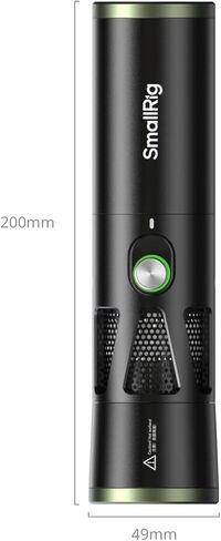 مصباح يدوي للتصوير الفوتوغرافي SmallRig RF 20C RGB، 20 وات قابل للتعتيم 5 ألوان، 5600K CRI 97 TLCI 99، 10000 مللي أمبير، 24 درجة -60 درجة مصباح كشاف مع 20 حامل GOBO سيليكون لمنشئي المحتوى - 5335 in Kuwait