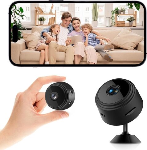 كاميرا للحيوانات الأليفة الصغيرة، كاميرا مراقبة داخلية WiFi 1080P للكلاب والقطط لمسافات طويلة للحيوانات الأليفة in Kuwait