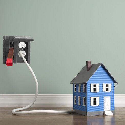 Creative 3D Building Block Light Switch Cover - Interchangeable & Easy-to-Install Wall Plate, Unique Home Decor Gift for Gamers & Kids Room,Red stick in Kuwait