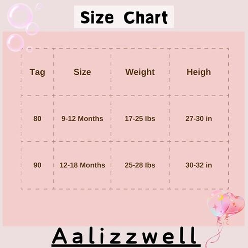Aalizzwell Baby Girl 1st Birthday Outfit in Saudi Arabia