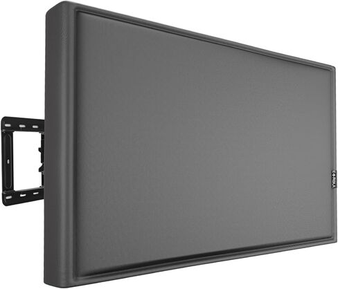 Outdoor TV Cover Compatible with Outside Flat Screen TV 52 to 55 inch TV, TV Screen Protection Cover with Zipper Closure & Remote Control Pocket, Heavy Duty 420D Screen Protector 52L* 5.5D* 32H in Saudi Arabia