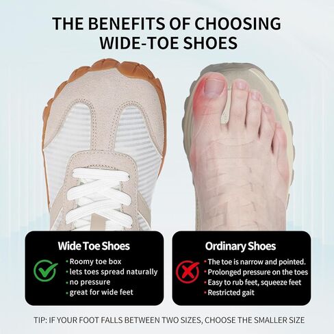 Barefoot Shoes Women Men Wide Toe Box Sneakers Zero Drop Orthopedic Casual Walking Hiking Shoes in Saudi Arabia