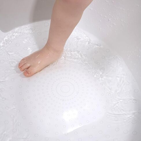 Toddler Bath Tub | Larger Bath for Bigger Kids at Bathtime | Includes Warm and Soft Foam backrest | Grippy Anti-Slip Surface | Includes Easy Drain Bath Plug | Cookies & Cream + Rinse Jug in Kuwait