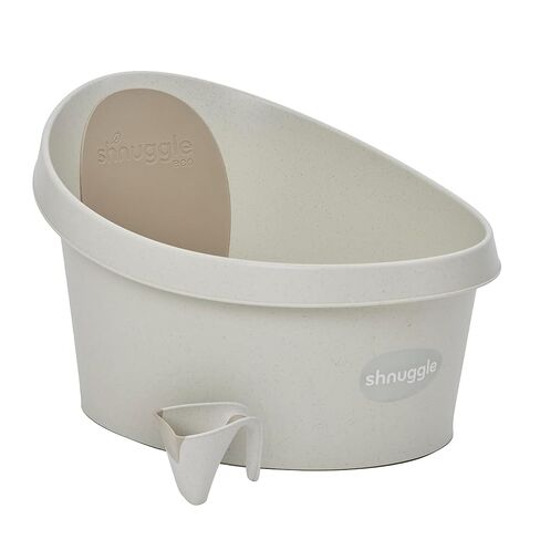 Toddler Bath Tub | Larger Bath for Bigger Kids at Bathtime | Includes Warm and Soft Foam backrest | Grippy Anti-Slip Surface | Includes Easy Drain Bath Plug | Cookies & Cream + Rinse Jug in Saudi Arabia