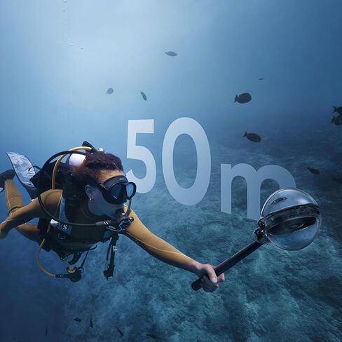 Insta360 X5 Invisible Dive Case Pro- Waterproof Up to 50m (164ft) in Kuwait
