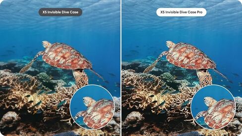 Insta360 X5 Invisible Dive Case Pro- Waterproof Up to 50m (164ft) in Kuwait