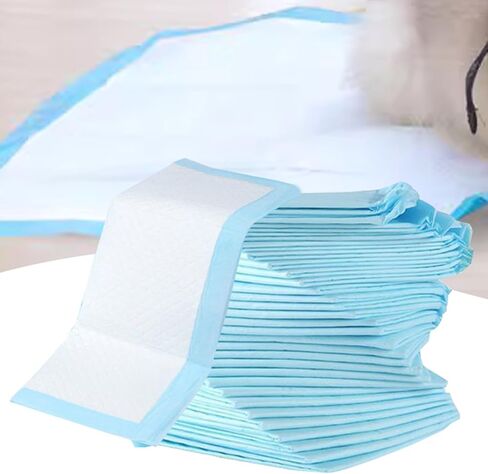 Changing Pad - 100pcs Large Diaper Change Mats | 13x18 Inch Absorbent Bed Pads Leak-Proof Waterproof Design Soft Comfortable for Elderly Adult Pets Home Travel Care in Kuwait