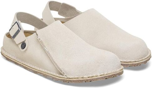 Eggshell Suede Lutry Clog by Birkenstock in Kuwait