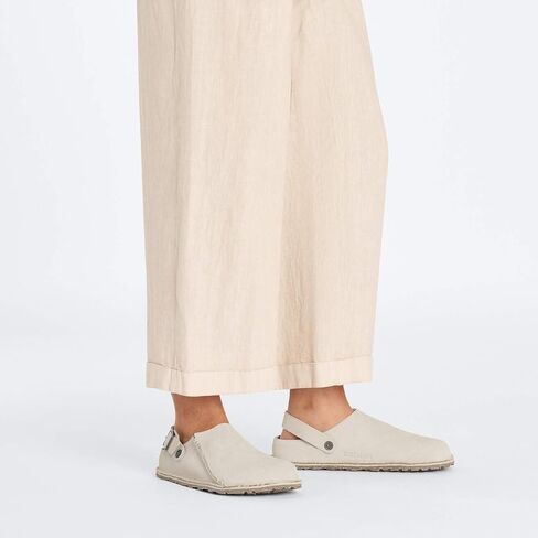 Eggshell Suede Lutry Clog by Birkenstock in Kuwait