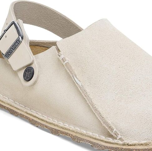Eggshell Suede Lutry Clog by Birkenstock in Kuwait