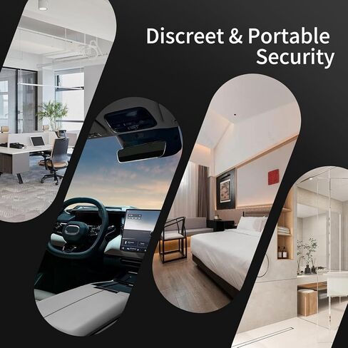 2026 AI Hidden Camera Detectors Features 5 Sensitivity Levels, Anti-Spy Camera Detector for GPS Trackers, Bug Detector Electronic Sweeper, Portable RF Signal Scanner for Hotel/Car/Bathroom/Travel in Saudi Arabia