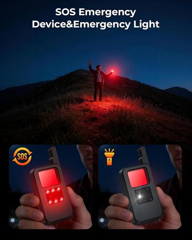 كاشفات الكاميرا الخفية، ماسح ضوئي للإشارة اللاسلكية مضاد للتجسس مع شاشة LED، جهاز تعقب GPS محمول وكاشف الأخطاء، SOS والإضاءة 8 أوضاع لـ Airbnb، الفندق، الحمام، المكتب، أمان السفر بالسيارة in Kuwait