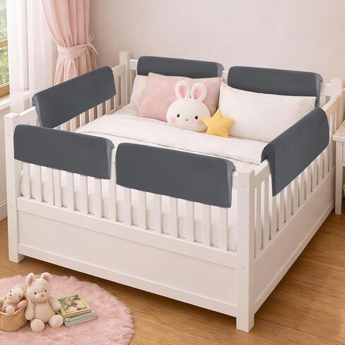 Yookeer 3 ft Bed Rail Bumpers Protector Waterproof and Moisture-Proof Foam Bed Guardrail Padding Anti-Bump Fall Prevention Bumpers Waterproof Soft Cushioned Barrier for Seniors Bunk Loft Beds in Kuwait