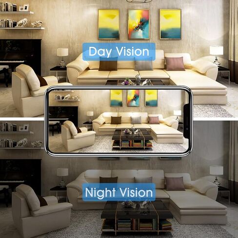Secret Camera Mini Camera Small Cam Home Security Hidden Camera WiFi Spy Nanny Cam with Phone App Video Recording Remote Monitor Kids Camera Pet Camera Indoor Room Use in Kuwait