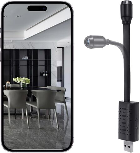 USB Smallest Hidden Camera Wireless, Hidden Spy Cameras, Home Security Cameras for Pet, Baby with Motion Detection, App Control in Kuwait