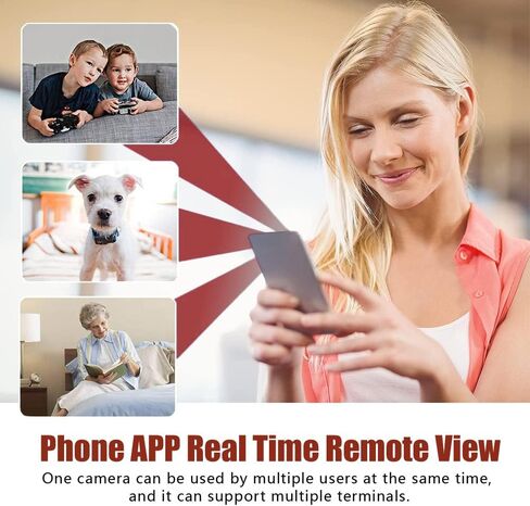 USB Smallest Hidden Camera Wireless, Hidden Spy Cameras, Home Security Cameras for Pet, Baby with Motion Detection, App Control in Kuwait