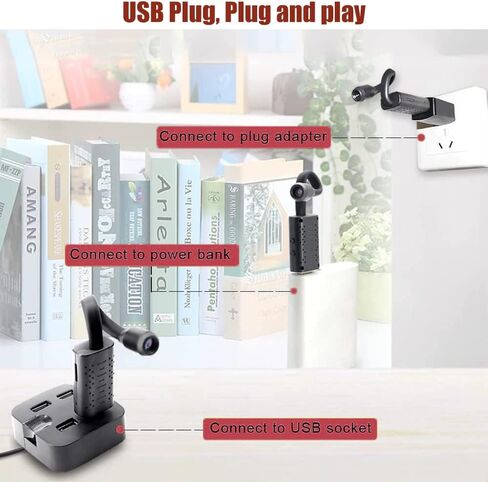 USB Smallest Hidden Camera Wireless, Hidden Spy Cameras, Home Security Cameras for Pet, Baby with Motion Detection, App Control in Kuwait