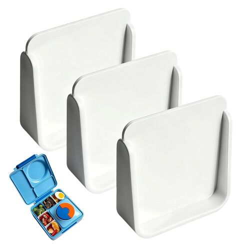 3 Pack Lunch Box Dividers Compatible with Omie Bento Box, Reusable Insert Dividers to organizing Food and Snacks (White) in Kuwait