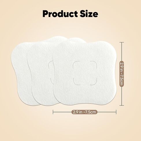 AUSLKA Hydrogel Nipple Pads Instant Cooling, Hydrogel Breast Pads with Soothing Lanolin, Soothies Gel Nursing Pads Provide Instant Cooling Relief, 10 PCS in Kuwait