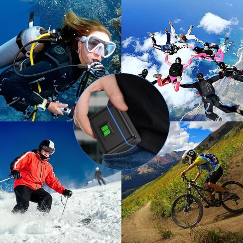 بطارية Anegine Insta 360 X5، عبوتان بطارية 2850 مللي أمبير Insta360 x5 مع شاحن سريع مزدوج، عرض مستوى البطارية، متوافقة مع كاميرا Insta360 X5 (بطارية*2، شاحن*1) in Kuwait