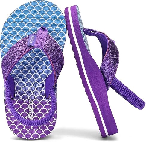 Kids Flip Flops Summer Toddler Sandals for Boys and Girls - Lightweight Quick-Dry Pool Slides for Beach, Shower, Bath in Kuwait