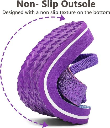 Kids Flip Flops Summer Toddler Sandals for Boys and Girls - Lightweight Quick-Dry Pool Slides for Beach, Shower, Bath in Kuwait