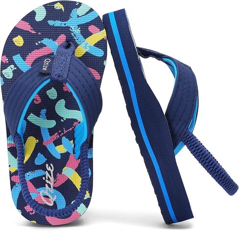 Kids Flip Flops Summer Toddler Sandals for Boys and Girls - Lightweight Quick-Dry Pool Slides for Beach, Shower, Bath in Kuwait