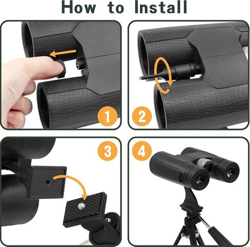 Protective Telescope Cover with Fixing Strap Diameter 30.1" - Bundle with - Binocular Tripod Adapter in Kuwait