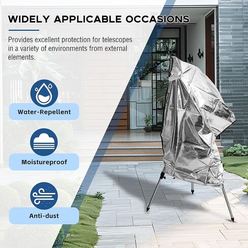 Telescope Cover with Adjustable Drawstring - Diameter 37.6" - Bundle with - Finderscope Starpointer in Kuwait