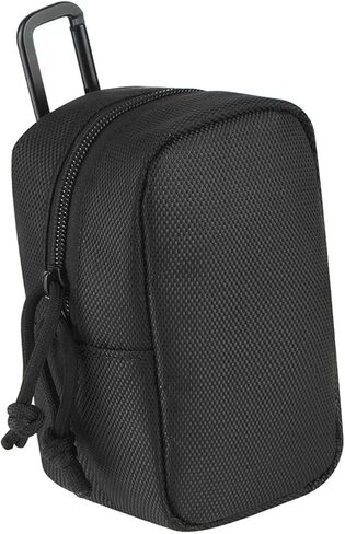 Monocular Telescope Case Pouch Nylon Storage Bag with Carabiner, Foam Padding, 8.5cmx8cmx14.5cm / 3.35x3.15x5.71 inch for Camping Outdoor Viewing in Kuwait
