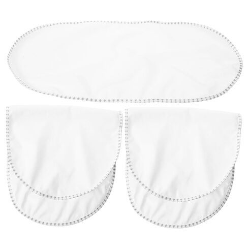 3-Piece Washable Pad Set Leakproof Soft Cotton TPU Waterproof Covers Portable Infant Newborns and Infants in Kuwait