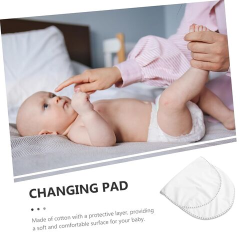 3-Piece Washable Pad Set Leakproof Soft Cotton TPU Waterproof Covers Portable Infant Newborns and Infants in Kuwait