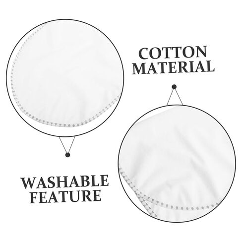 BESTonZON 3Pcs Changing Pad Reusable Diaper Mat with Leak Washable Bed Protector for Nursery Travel Comfortable Breathable Design in Kuwait