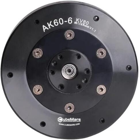 AK60-6 V1.1 High Density Brushless DC Warm Gear Actuator Motor Robot Servo Pancake Bldc Flat Motor(KV140) in Kuwait