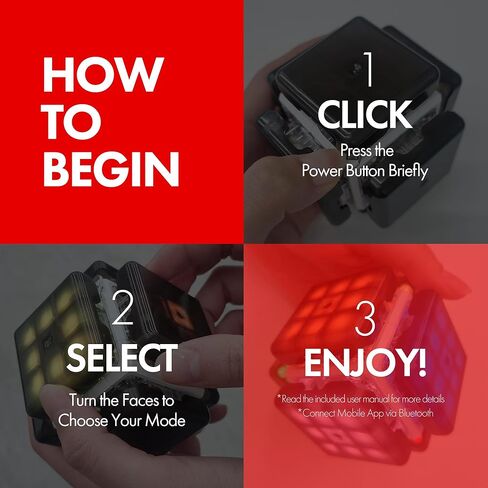 eX-Mars TokTok Cube, One Cube, Endless Fun - Learn Cubing from AI, Conquer 20+ Puzzles, AI Competitions via Free App, and Boost Brain Power — The Ultimate Smart Gift for Kids, Teens & All Ages in Kuwait