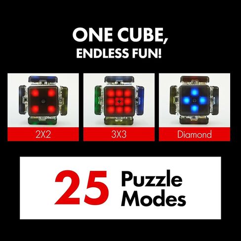 eX-Mars TokTok Cube, One Cube, Endless Fun - Learn Cubing from AI, Conquer 20+ Puzzles, AI Competitions via Free App, and Boost Brain Power — The Ultimate Smart Gift for Kids, Teens & All Ages in Kuwait