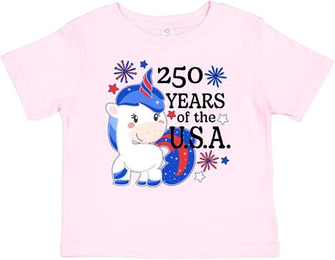 inktastic 250 Years of the U.S.A.- American Unicorn Baby T-Shirt in Kuwait