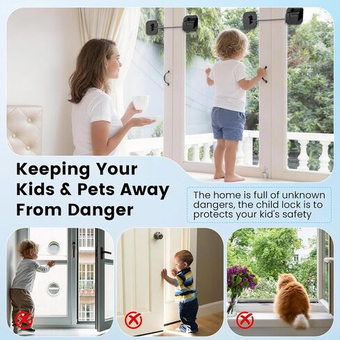 2PCS Mini Fridge Lock with Code, Refrigerator Locks, Cabinet Locks Baby Proofing, Combination Lock for Refrigerator, Freezer, Cabinets, Drawers, Doors and Windows, NO Drilling in Saudi Arabia